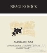 尼高樂酒莊一只黑狗珍藏赤霞珠-西拉干紅葡萄酒(Neagles Rock Vineyards One Black Dog Cabernet - Shiraz Reserve, Clare Valley, Australia)