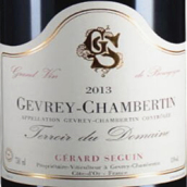 賽甘酒莊特瑞（熱夫雷-香貝丹村）紅葡萄酒(Gerard Seguin Terroir du Domaine, Gevrey-Chambertin, France)