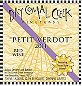 科莫溪味而多干紅葡萄酒(Dry Comal Creek Vineyards Petit Verdot, Texas Hill Country, USA)