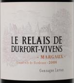 杜霍酒莊副牌紅葡萄酒(Le Relais de Durfort-Vivens, Margaux, France)