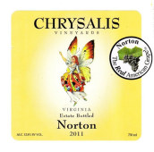 蝶蛹酒庄诺顿干红葡萄酒（酒庄装瓶）(Chrysalis Vineyards Estate Bottled Norton, Virginia, USA)