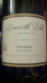 肯尼斯沃爾克埃珀瑪結(jié)園華帝露干白葡萄酒(Kenneth Volk El Pomar Junction Vineyard Verdelho, Paso Robles, USA)