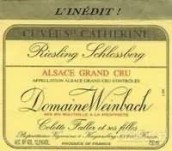 溫巴赫斯伯格園圣凱瑟琳里內(nèi)迪雷司令干白葡萄酒(Domaine Weinbach Riesling Schlossberg Cuvee Sainte Catherine L'Inedit, Alsace, France)