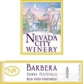 內(nèi)華達維斯塔莊園巴貝拉干紅葡萄酒(Nevada City Winery Boa Vista Vineyards Barbera, Sierra Foothills, USA)