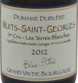 都柏萊酒莊特雷斯布蘭奇（夜圣喬治一級園）白葡萄酒(Domaine Dublere Les Terres Blanches,Nuits-Saint-Georges 1er Cru，F(xiàn)rance)