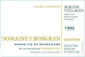 邦格嵐酒莊樂福特干白葡萄酒(Domaine de la Bongran Cuvee Levroutee, Macon-Villages, France)