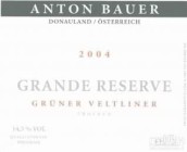 Anton Bauer Gruner Veltliner Grande Reserve, Wagram, Austria