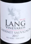 朗酒莊赤霞珠紅葡萄酒(Lang Vineyards Cabernet Sauvignon, Okanagan Valley VQA, Canada)