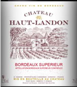 奧蘭東酒莊紅葡萄酒(Chateau Haut-Landon, Bordeaux Superieur, France)