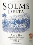 索姆達(dá)塔阿馬里干白葡萄酒(Solms Delta Amalie, Western Cape, South Africa)