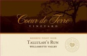 地心酒莊塔露拉奔跑系列珍藏黑皮諾干紅葡萄酒(Coeur de Terre Tallulah's Run Reserve Pinot Noir, Willamette Valley, USA)