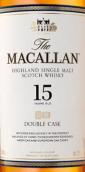 麥卡倫藍(lán)鉆15年單一麥芽蘇格蘭威士忌(The Macallan 15 Years Old Double Cask Single Malt Scotch Whisky, Highlands, UK)