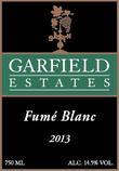 加菲酒莊白富美白葡萄酒(Garfield Estates Fume Blanc, Colorado, USA)