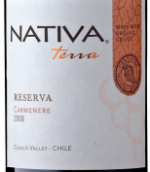 娜緹瓦酒莊特拉珍藏佳美娜干紅葡萄酒(Nativa Terra Reserva Carmenere, Curico Valley, Chile)