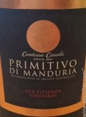 伯爵夫人卡羅拉曼杜里亞普里米蒂沃紅葡萄酒(Contessa Carola Primitivo di Manduria, Puglia, Italy)