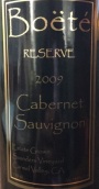 博艾特珍藏赤霞珠干紅葡萄酒(Boete Reserve Cabernet Sauvignon, Carmel Valley, USA)