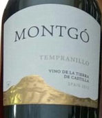 蒙特酒莊特拉·卡斯蒂利亞丹魄紅葡萄酒(Montgo Vino De La Tierra De Castilla Tempranillo, Murcia, Spain)