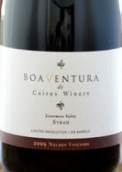 巴文圖拉酒莊納爾遜園西拉紅葡萄酒(BoaVentura Nelson Vineyard Syrah, Canifornia, USA)