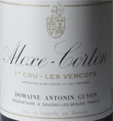 古永酒莊蔚蔻（阿羅克斯-科爾登一級(jí)園）紅葡萄酒(Domaine Antonin Guyon Les Vercots, Aloxe-Corton 1er Cru, France)