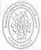 柯波拉酒庄名导珍藏赤霞珠红葡萄酒(Francis Ford Coppola Director's Reserve Cabernet Sauvignon, Napa Valley, USA)