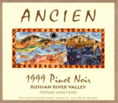 舊時(shí)白楊木園黑皮諾(Ancien Wines Poplar Vineyard Wines Pinot Noir, Russian River Valley, USA)