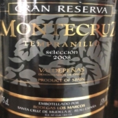 馬爾克斯酒莊蒙特茲特級珍藏丹魄干紅葡萄酒(Bodegas Los Marcos Montecruz Gran Reserva Tempranillo, Valdepenas, Spain)