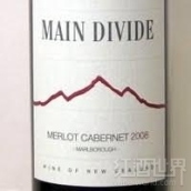 美黛酒莊梅洛-赤霞珠紅葡萄酒(Main Divide Merlot Cabernet, Marlborough, New Zealand)