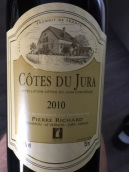 皮埃爾·理查德黑皮諾干紅葡萄酒(Domaine Pierre Richard Pinot Noir, Jura, France)