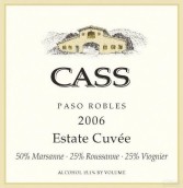 卡斯特釀干白葡萄酒(Cass Cuvee, Paso Robles, USA)