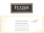 菲澤精選仙粉黛干紅葡萄酒(橡木桶陳釀)(Fetzer Vineyards Select Zinfandel, Mendocino County, USA)