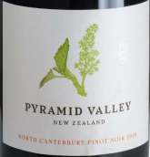 金字塔谷酒莊黑皮諾紅葡萄酒(Pyramid Valley Pinot Noir, North Canterbury, New Zealand)
