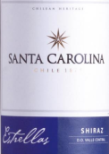 圣卡羅星光西拉子干紅葡萄酒(Santa Carolina Estrellas Shiraz, Central Valley, Chile)