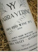 雅拉優(yōu)伶3號(hào)干紅葡萄酒(Yarra Yering Dry Red No.3, Yarra Valley, Australia)