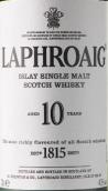 拉弗格10年單一麥芽威士忌(Laphroaig Aged 10 Years Single Malt Scotch Whisky, Islay, UK)