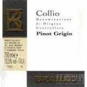 布蘭科灰皮諾白葡萄酒(Branko Pinot Grigio Collio, Friuli-Venezia Giulia, Italy)