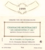 尼爾倫酒莊雪內(nèi)拂園（夏山-蒙哈榭村）白葡萄酒(Domaine Michel Niellon Les Chenevottes, Chassagne-Montrachet, France)