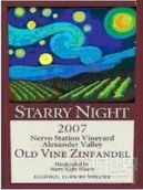 星夜內(nèi)爾沃站園仙粉黛老藤干紅葡萄酒(Starry Night Winery Nervo Station Vineyard Old Vine Zinfandel, Alexander Valley, USA)