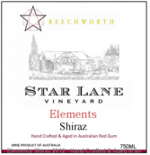 星光大道酒莊元素系列西拉紅葡萄酒(Star Lane Elements Shiraz, Beechworth, Australia)