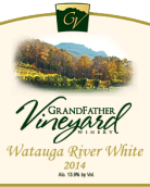 祖父酒莊白謝瓦爾干白葡萄酒(Grandfather Vineyard & Winery Watauga River Seyval, North Carolina, USA)