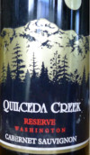 奎塞達溪酒莊珍藏赤霞珠紅葡萄酒(Quilceda Creek Reserve Cabernet Sauvignon, Washington, USA)