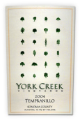 約克溪丹魄干紅葡萄酒(York Creek Vineyards Tempranillo, Spring Mountain District, USA)