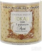 帕祖思酒莊托卡伊阿蘇5筐貴腐甜白葡萄酒(Chateau Pajzos Tokaji Aszu 5 Puttonyos, Tokaj, Hungary)