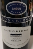 長脊酒莊梅洛紅葡萄酒(Longridge Merlot, Stellenbosch, South Africa)