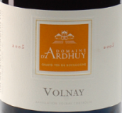 達(dá)哈瑞酒莊（沃爾奈村）干紅葡萄酒(Domaine d'Ardhuy Volnay, Cote de Beaune, France)