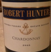 亨特霞多麗干白葡萄酒(Robert Hunter Chardonnay, Sonoma Valley, USA)