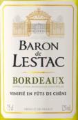 雷思塔伯爵白葡萄酒(Baron de Lestac Blanc, Bordeaux, France)