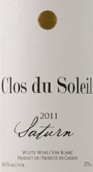 太陽(yáng)園白標(biāo)甜白葡萄酒(Clos du Soleil White Label Saturn, Similkameen Valley, Canada)