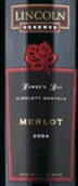 林肯金布利特礫石珍藏梅洛干紅葡萄酒(Lincoln Gimblett Gravels Reserve Merlot，Hawkes Bay，New Zealand)