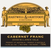 哈斯塔威爾品麗珠干紅葡萄酒(Hastwell and Lightfoot Cabernet Franc, McLaren Vale, Australia)