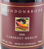 格蘭布魯克赤霞珠-梅洛混釀干紅葡萄酒(Glendonbrook Cabernet Merlot, Hunter Valley, Australia)